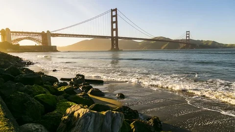 Golden Gate Bridge Time Lapse Stock Footage 76727696