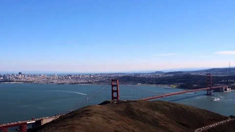 Golden Gate Bridge Time Lapse Stock Footage