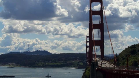 GOLDEN GATE BRIDGE TIMELAPSE CLOUDS 스톡 동영상 127146492