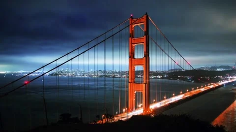 Golden Gate Bridge Timelapse Stock-Footage 42832622