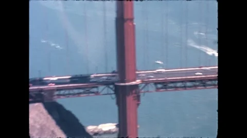 Golden Gate Bridge Tower Stock Footage 276292154