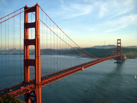 The Golden Gate Bridge, USA, San Francisco Stock Photos