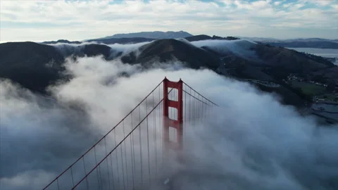 Golden Gate Bridge - View Stock Footage 198185372