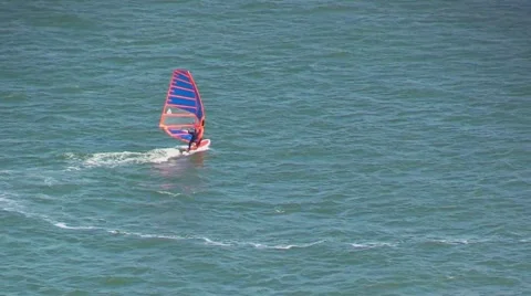 Golden Gate Bridge Windsurging Vídeo Stock 40610940