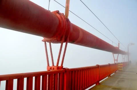 Golden Gate cable Foto stock