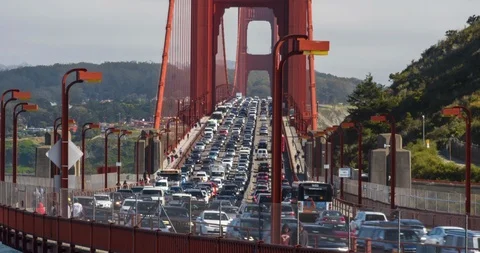 Golden Gate Close Up Video stock 92689596