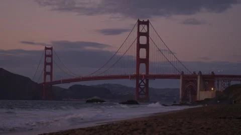 Golden Gate: Evening Commute Vídeos de archivo 339269889