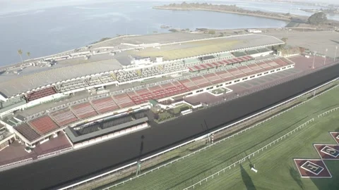 Golden Gate Fields Aerial Shot Stock Footage 201826587