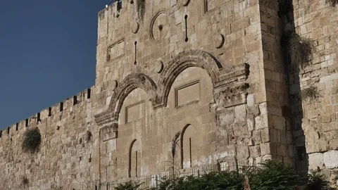 THE GOLDEN GATE JERUSALEM Stock Footage 120359843