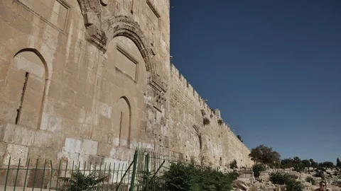 THE GOLDEN GATE JERUSALEM Stock Footage 120359996