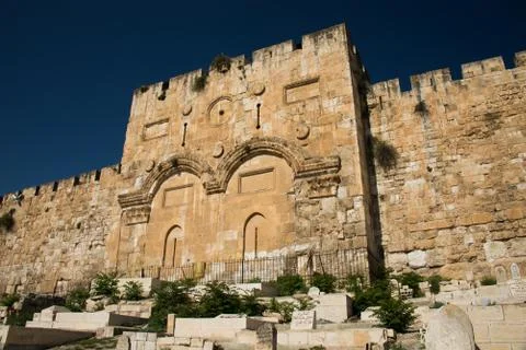 Golden Gate of Jerusalem Foto stock