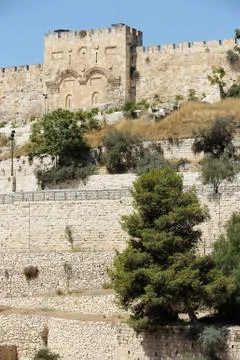 Golden Gate in Jerusalem Foto stock