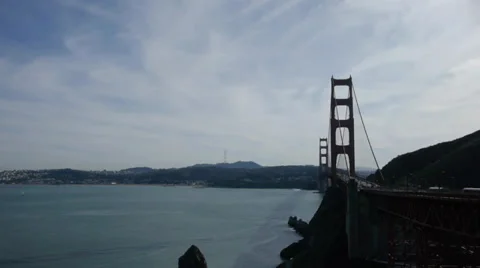 Golden Gate from Marin Stock Footage 34423045