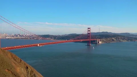 Golden Gate Pan Stock Footage