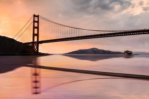Golden gate Stock Photos
