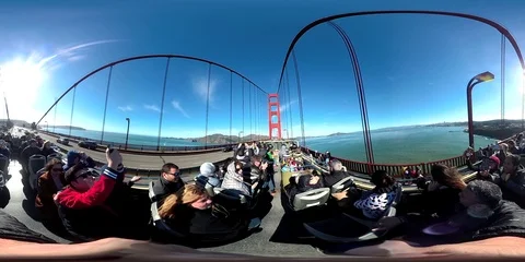 Golden Gate reverse Stock-Footage 104138494