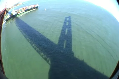 Golden Gate Shadow Video stock 14818519