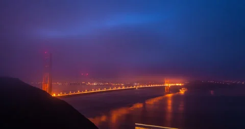 Golden Gate Sunrise Stock Footage 35399441