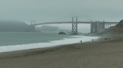 Golden Gate Time Lapse  Stock Footage 502530