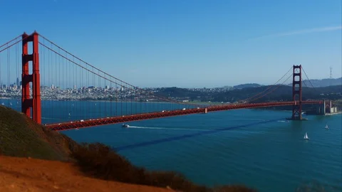 Golden Gate Timelapse Stock Footage