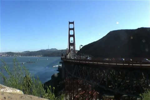 Golden Gate Traffic Video stock 14818825