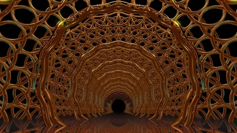 Golden Gate Tunnel Stock Footage 123579450