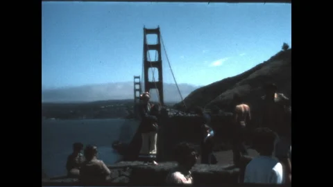 Golden Gate View 1975 Stock Footage 159758252