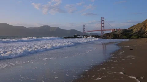 Golden Gate: View from Baker Beach 動画素材 339269969