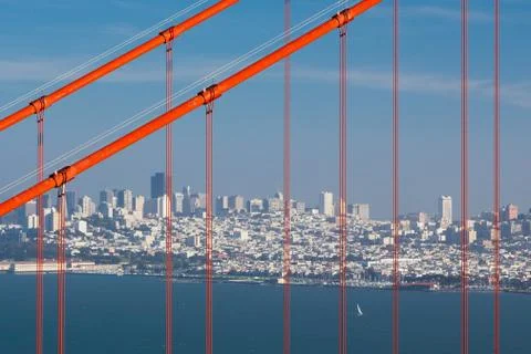 Golden Gate View Stock Photos