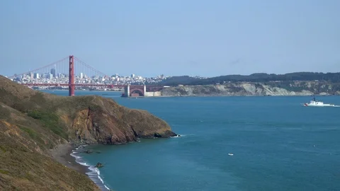 Golden Gate from the West Stock Footage 106717119