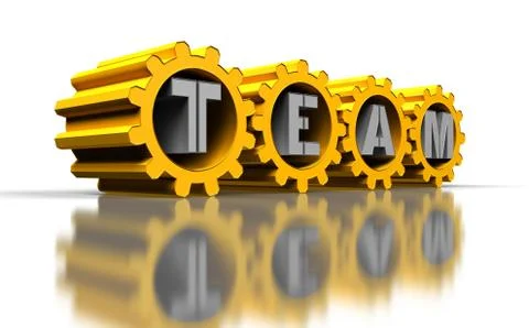 Golden gears Stockillustratie