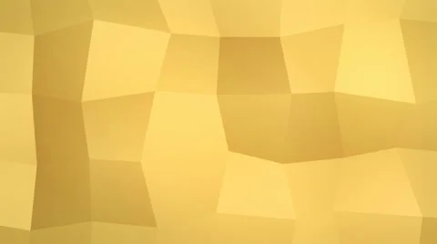 Golden geometric background in abstract dynamic motion - seamless loop (FULL HD) Stock Footage 37245415