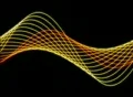 Golden Geometric Lines Animation 2 Footage