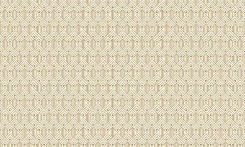 Golden Geometric Pattern 2v3, Increased. Seamless Stock Illustration