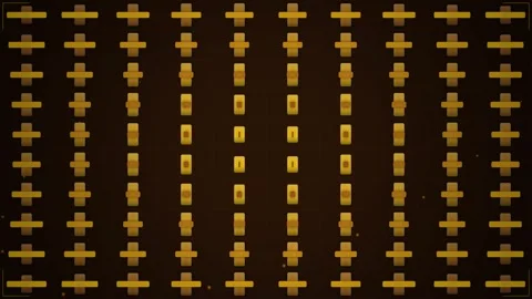 Golden Geometric Pattern Background: Abstract, Minimalist, and Modern Design Stock Footage 347559460