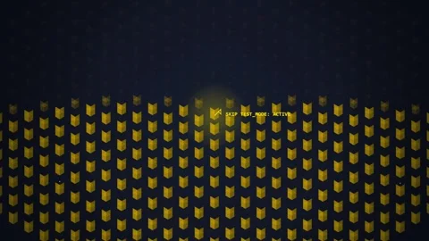 Golden Geometric Pattern Background: Abstract 3D Cubes Motion Graphics Stock Footage 348423868