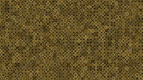 Golden Geometric Square Pattern Background Ilustración de archivo