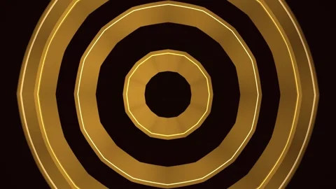 Golden Geometric Star Pattern Seamless Loop Stock Footage 340563290