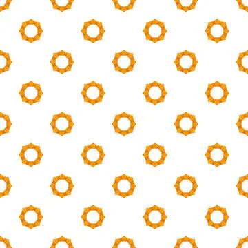 Golden geometric star pattern on white background 스톡 일러스트
