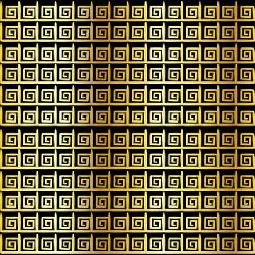 Golden geometric symbol pattern Stock Illustration