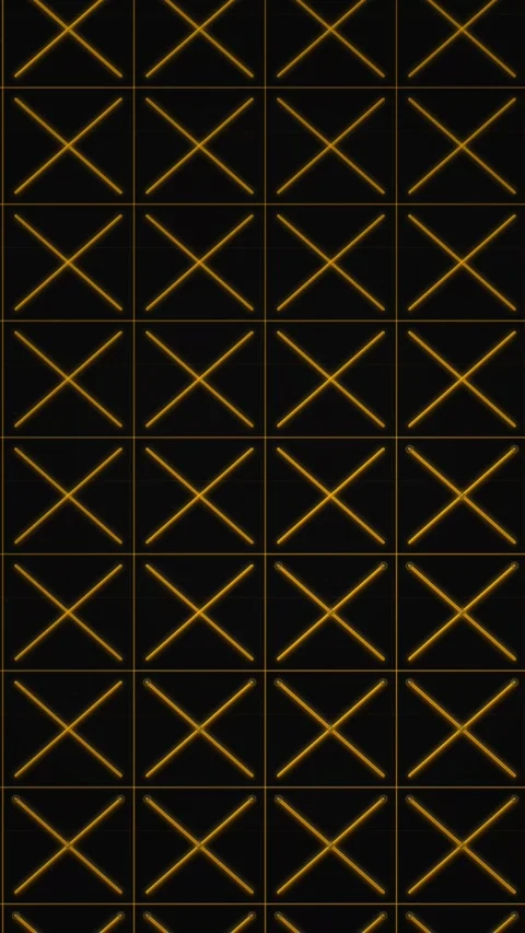 Golden Geometric X Pattern Grid Background Stock Footage 346207437