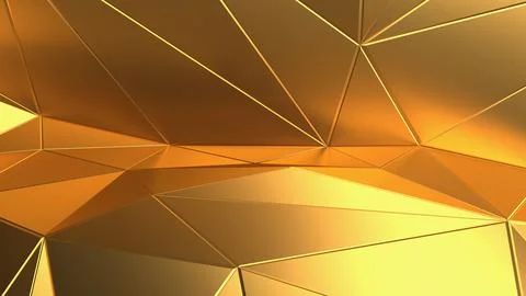 Golden Geometry Stock Illustration
