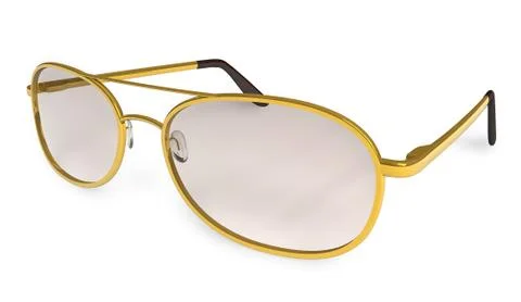 Golden glasses Stock-Illustration
