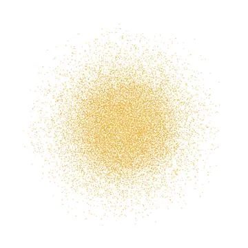 Golden glitter background. Pattern with gold sparkles and glitter effect. Emp Stockillustratie