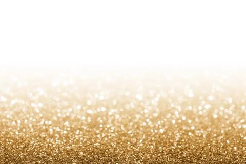 Golden glitter background. Stock Photos