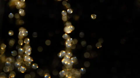 Golden glitter background in slow motion Stock Footage 239416093