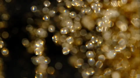 Golden glitter background in slow motion Stock Footage 239416227