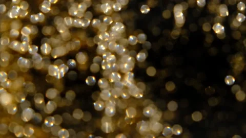 Golden glitter background in slow motion Stock Footage 239416236