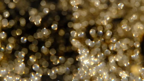 Golden glitter background in slow motion Stock Footage 239416259
