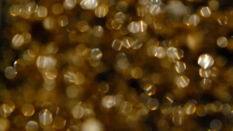 Golden glitter background in slow motion Stock Footage 239416260